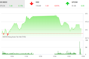 Phiên chiều 10/9: Áp lực bán gia tăng, VIC giúp VN-Index giữ lại sắc xanh