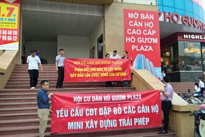 Không tìm được tiếng nói chung khiến các vụ tranh chấp tại nhiều chung cư kéo dài triền miên.