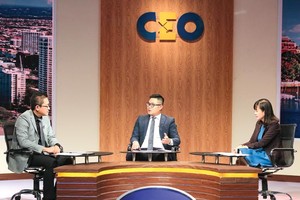 Ông Phạm Hải Âu, Tổng giám đốc Tập đoàn Phú Quý ngồi ghế CEO của Chương trình.