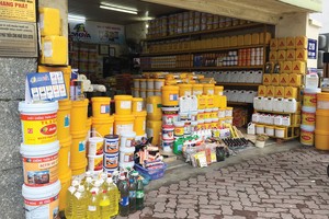 Cảnh vắng vẻ tại các cửa hàng vật liệu xây dựng dù hiện đã bước sang nửa sau của quý IV.Ảnh: Kim Đức
