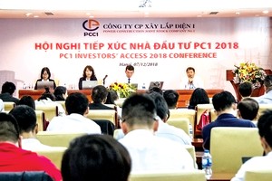 PCC1 trúng nhiều gói thầu lớn trong các dự án nhà máy điện gió, điện mặt trời, tổng giá trị hợp đồng ký mới năm 2018 trên 3.300 tỷ đồng.