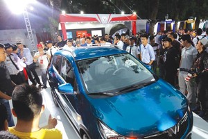 VinFast và Vsmart - hai thương hiệu của Vingroup là điển hình cho NEM. Trong ảnh: Giới thiệu mẫu xe VinFast. Ảnh: Dũng Minh