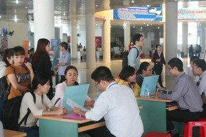 à Nội đã tổ chức nhiều san giao dịch việc làm trong năm 2018 (ảnh minh họa: Internet)