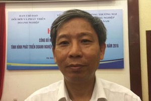 Ông Phạm Đình Thúy, Vụ trưởng Vụ Thống kê công nghiệp (Tổng cục Thống kê).