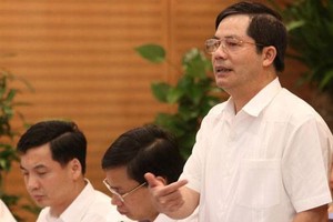 Giám đốc Sở Nội vụ Hà Nội Trần Huy Sáng. Ảnh: Võ Hải.