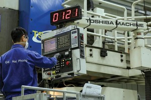 Số lượng các doanh nghiệp Mỹ tới Việt Nam đã tăng nhanh qua từng năm. Trong ảnh: Nhà máy GE của nhà đầu tư Mỹ tại Hải Phòng. Ảnh: Đức Thanh