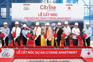 Cất nóc dự án căn hộ Citrine Apartment