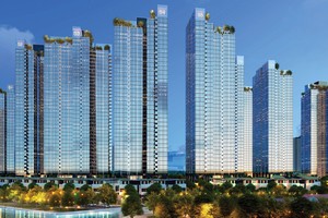 Sunshine City Sài Gòn lọt Top các dự án dẫn đầu xu thế xanh và thông minh với kiến trúc hiện đại, khỏe khoắn, 70% tổng diện tích xây dựng để phát triển hệ thống cảnh quan xanh trong lành, đáp ứng được các tiêu chuẩn sống quốc tế khắt khe nhất