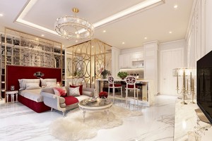 Phong cách tân cổ điển được Phuc Khang Corporation chắt lọc và ứng dụng khéo léo trong thành Rome phương Đông, biến nơi đây thành một không gian nghệ thuật đáng ngưỡng mộ.