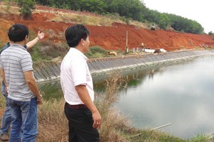 Lãnh đạo Công ty TNHH Cao su Thuận Lợi đang lo lắng với quy định nước thải phải đạt chuẩn cột A.