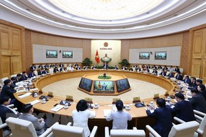 Toàn cảnh một phiên họp Chính phủ. (Ảnh: Thống Nhất/TTXVN)