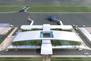 Phối cảnh Cảng hàng không Sa Pa.