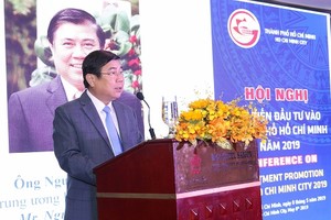 Chủ tịch UBND TP.HCM Nguyễn Thành Phong kêu gọi 210 dự án đầu tư vào TP.HCM(ảnh Lê Toàn)