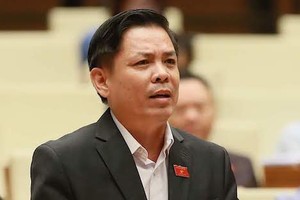 Bộ trưởng Giao thông Nguyễn Văn Thể trong một lần phát biểu trước Quốc hội. Ảnh: Ngọc Thắng