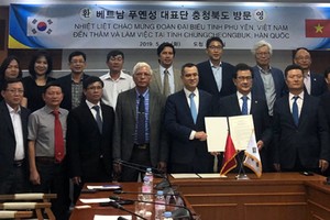 Phú Yên và tỉnh Chungbuk (Hàn Quốc) nâng tầm hợp tác toàn diện