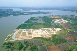 Chưa thỏa thuận, bồi thường xong cho người dân, nhưng Công ty Free Land đã san lấp mặt bằng xây dựng hạ tầng dự án. 