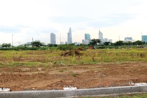 Hàng trăm ngàn mét vuông “đất vàng” còn lại ở Khu đô thị mới Thủ Thiêm sẽ được TP.HCM mang ra đấu giá.