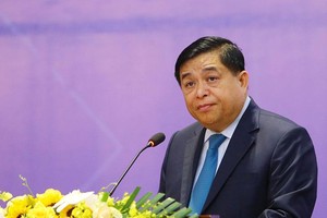 Bộ trưởng Bộ Kế hoạch và Đầu tư Nguyễn Chí Dũng phát biểu khai mạc Diễn đàn thường niên về Cải cách và Phát triển lần thứ Hai năm 2019 (VRDF 2019).