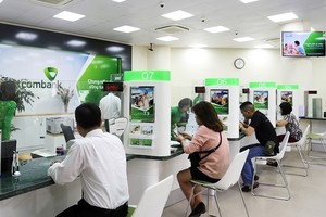 Chỉ mới 3 quý đầu năm 2019, Vietcombank đã hoàn tất trên 85% chỉ tiêu lợi nhuận.