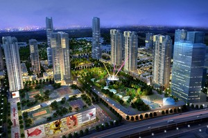 Phối cảnh dự án The Manor Central Park.