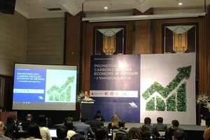 Thứ trưởng Bộ Tài nguyên và Môi trường Võ Tuấn Nhân phát biểu tại Hội thảo