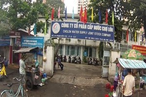 Công ty cổ phần Cấp nước Chợ Lớn trước đây là đơn vị thuộc Tổng Công ty Cấp nước Sài Gòn.