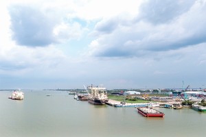 Một góc Khu kinh tế Định An (Tỉnh Trà Vinh).