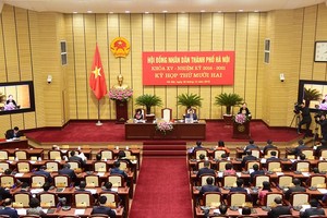 Kỳ họp thứ 12 HĐND thành phố Hà Nội.