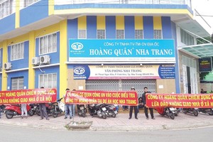 Dự án nhà ở xã hội Hoàng Quân Nha Trang:  Khách tố Hoàng Quân “chơi chữ” 