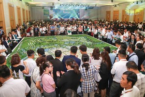 Thị trường bất động sản vùng ven đang thu hút sự quan tâm của nhiều nhà đầu tư. Ảnh: Gia Phú