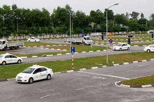 Khu vực trường lái Hòa Cầm, quận Cẩm Lệ, Đà Nẵng.