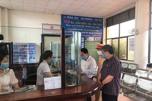 Lãnh đạo thành phố Hải Phòng kiểm tra bến xe Cầu Rào