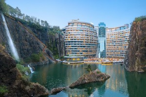 Khách sạn 5 sao được xây dựng ở một mỏ đá bị bỏ hoang