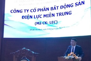 Cổ phiếu LEC của Bất động sản Điện lực miền Trung niêm yết trên HoSE từ năm 2017