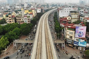 Dự án đường sắt đô thị Nhổn - ga Hà Nội đang được chỉ đạo đẩy nhanh tiến độ (Ảnh minh họa)