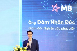 Ông Đàm Nhân Đức, Giám đốc Nghiên cứu Phát triển Ngân hàng MB 