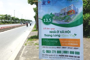 Bắt đầu xuất hiện một số dự án nhà ở xã hội mới mở bán trên địa bàn TP. Hà Nội. Ảnh: Dũng Minh