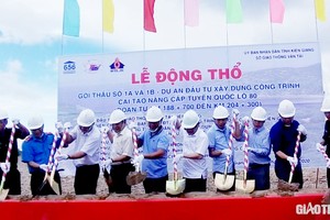 Kiên Giang: Trên 220 tỷ đồng cải tạo, nâng cấp Quốc lộ 80