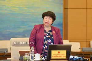 Chủ nhiệm Ủy ban Về các vấn đề Xã hội của Quốc hội, bà Nguyễn Thuý Anh .
