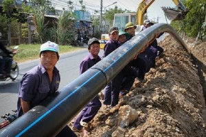 Hà Nội đẩy nhanh hoàn thành các dự án phát triển mạng cung cấp nước sạch