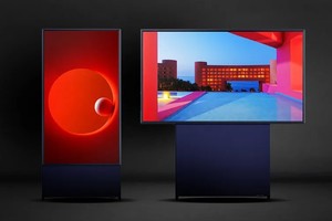 TV Samsung có thể xoay ngang dọc tùy thích như điện thoại thông minh