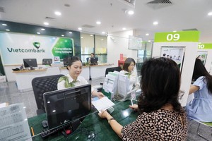 Nợ xấu của Vietcombank 6 tháng đầu năm chỉ 0,8%, tăng không đáng kể so với 0,77% cùng kỳ năm 2019. Ảnh: Đ.T
