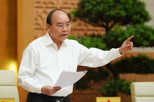 Thủ tướng Chính phủ Nguyễn Xuân Phúc: Mục tiêu đặt ra là phải nỗ lực phấn đấu quyết tâm cao nhất để giải ngân 100% vốn đầu tư công kế hoạch năm 2020 và các năm trước chuyển sang. Ảnh VGP/Quang Hiếu