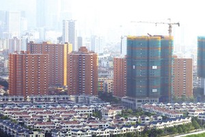 Khu đô thị Tây Hồ Tây (Hà Nội). Ảnh: Đức Thanh