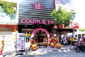 Mặt bằng tại địa chỉ số 199 Khánh Hội (quận 4), nơi Công ty Couple Group thuê làm cửa hàng thời trang Couple TX