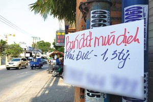 Thị trường bất động sản xuất hiện một số thông tin về bán tháo cắt lỗ. Ảnh: T.T