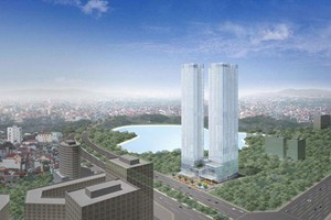 Mô hình 1 dự án tại Mỹ Đình của Công ty