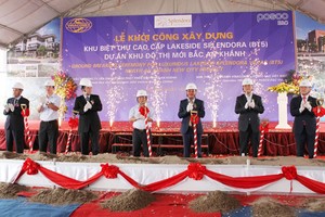 Phố nhà giàu Lakeside Splendora tại Bắc An Khánh trình làng 