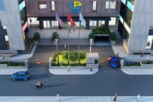 Phối cảnh dự án Mỹ Đình Plaza 2 nằm trên con phố Nguyễn Hoàng sôi động