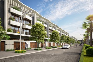 River Silk City được quy hoạch trên 126 ha với hai sản phẩm chính là nhà phố thương mại và biệt thự